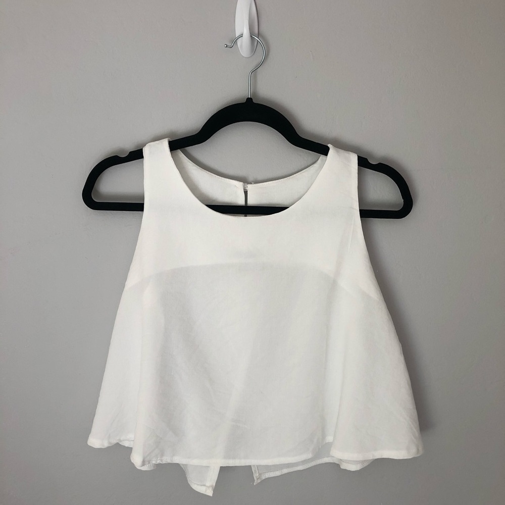 Corban: White Tank Top